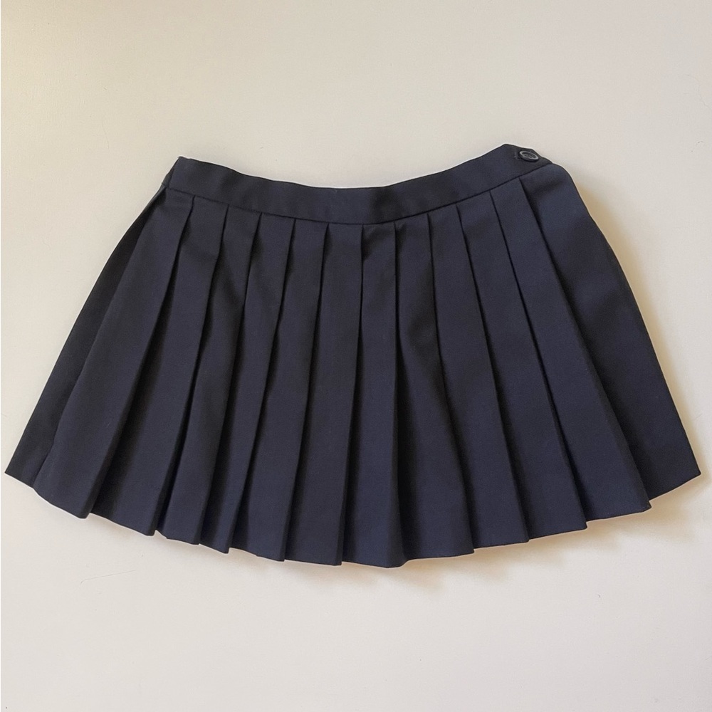 Bonpoint Girls’ Classic Navy Pleated Skirt